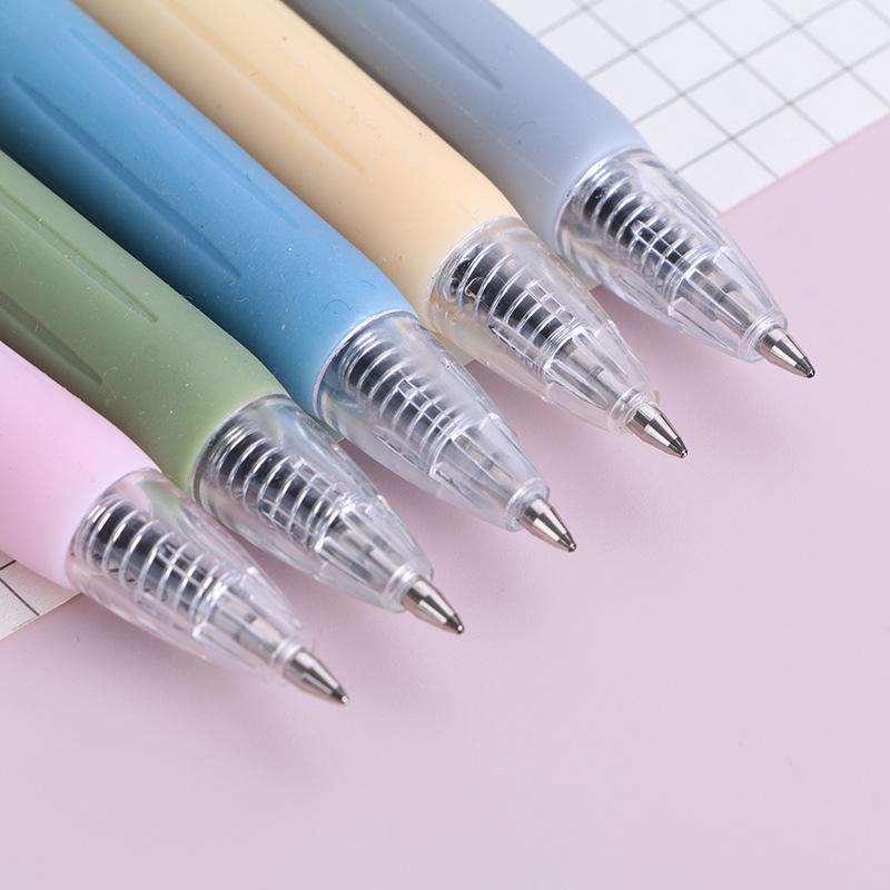 Japanese INS Style 0.5mm Black Click Pen - Large Capacity Bullet Tip for Students