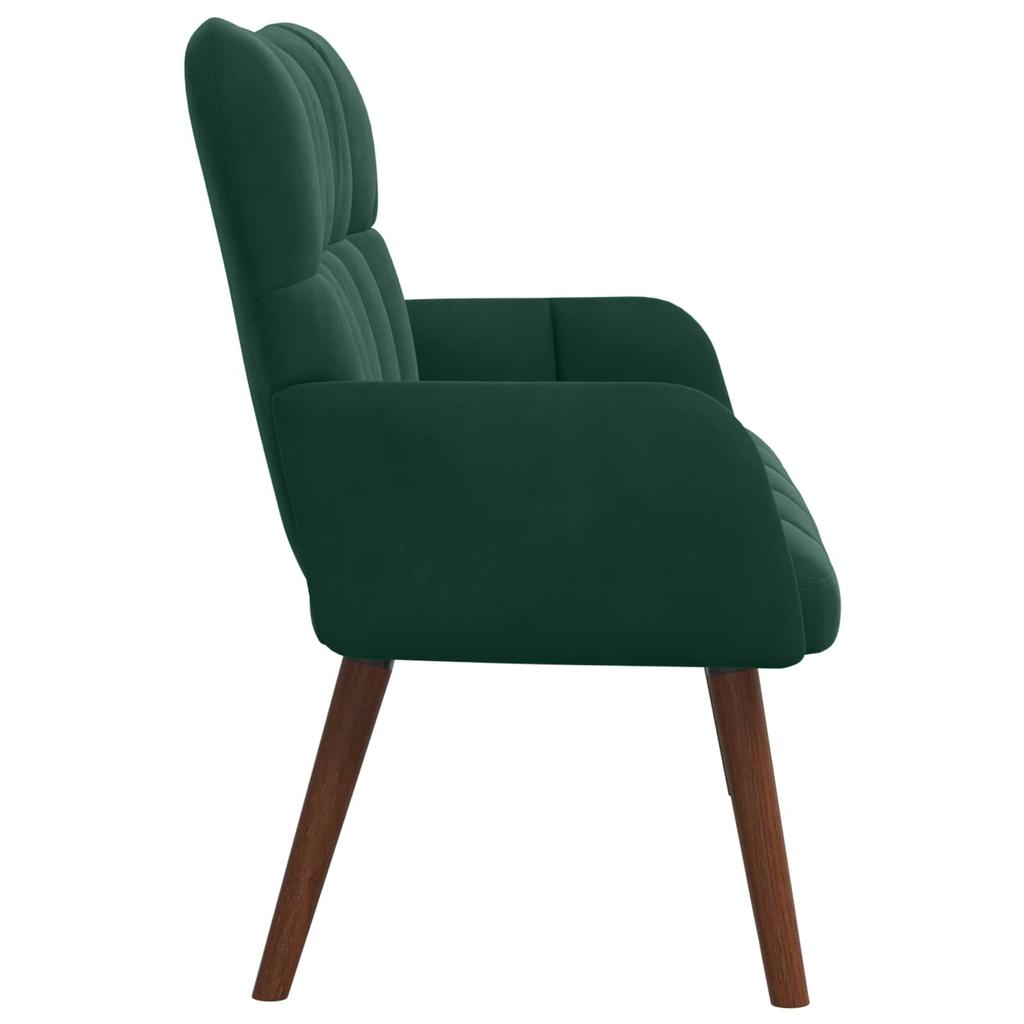 2 Seater Sofa Dark Green 115 x 61 x 87 cm Velvet (V)