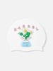 BARREL Lucky Silicone Swim Cap White (B6Suasc021Wht)
