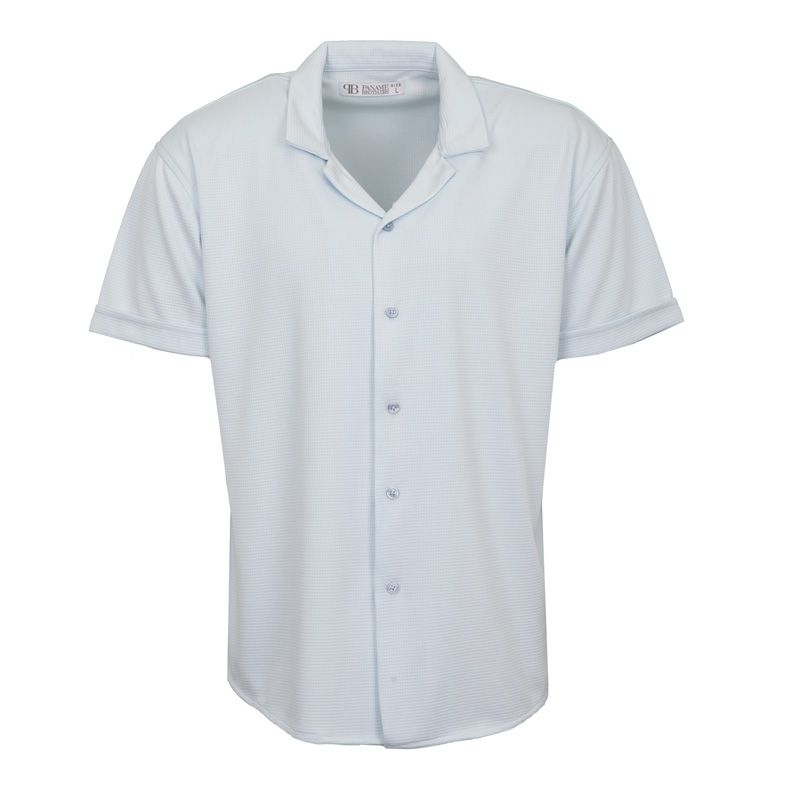 Ensemble chemisette short gaufré cordon dove Homme PANAME BROTHERS