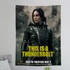 TThunderbolts 2025 Film Anime Wandteppich Wandbehang Dekoration Haushalt Wandbehang Heimdekoration