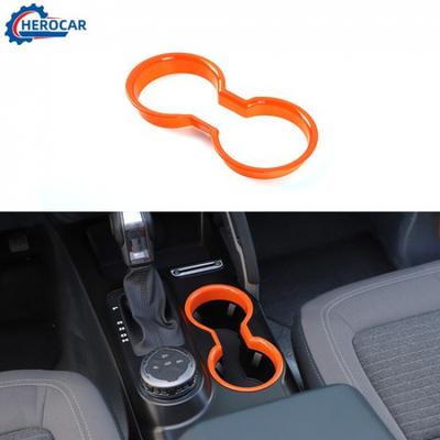 Center Control Water Cup Holder Cover Trim For Ford Bronco 21+Orange Accessories