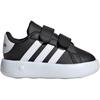 Adidas Grand Court 2.0 I Black White Baby Sneakers Core-Black Cloud-White ID5272