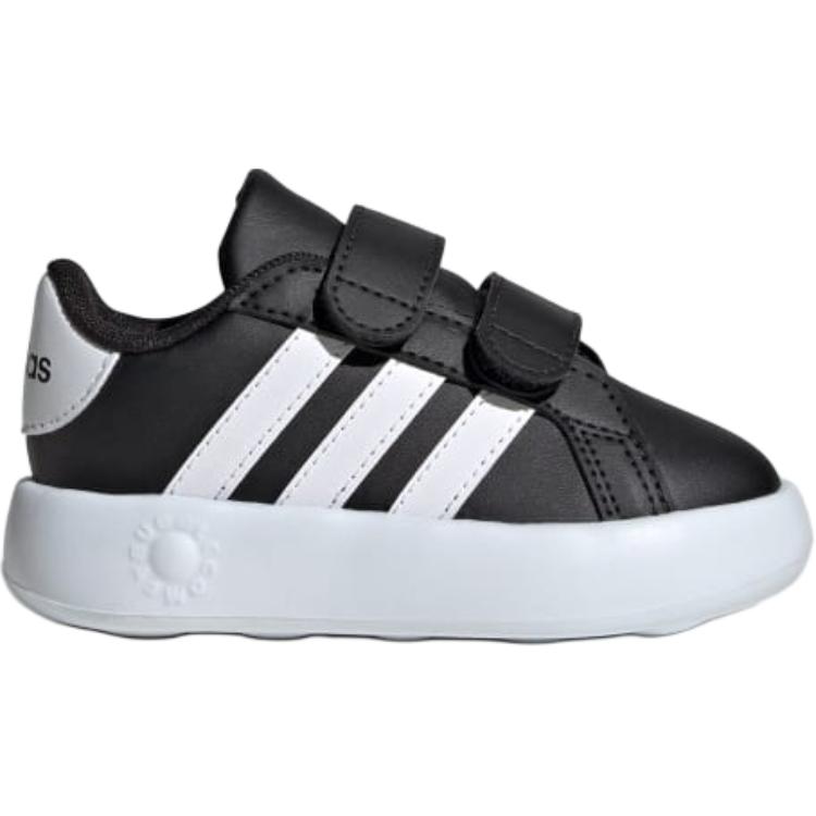 Adidas Grand Court 2.0 I Black White Baby Sneakers Core-Black Cloud-White ID5272