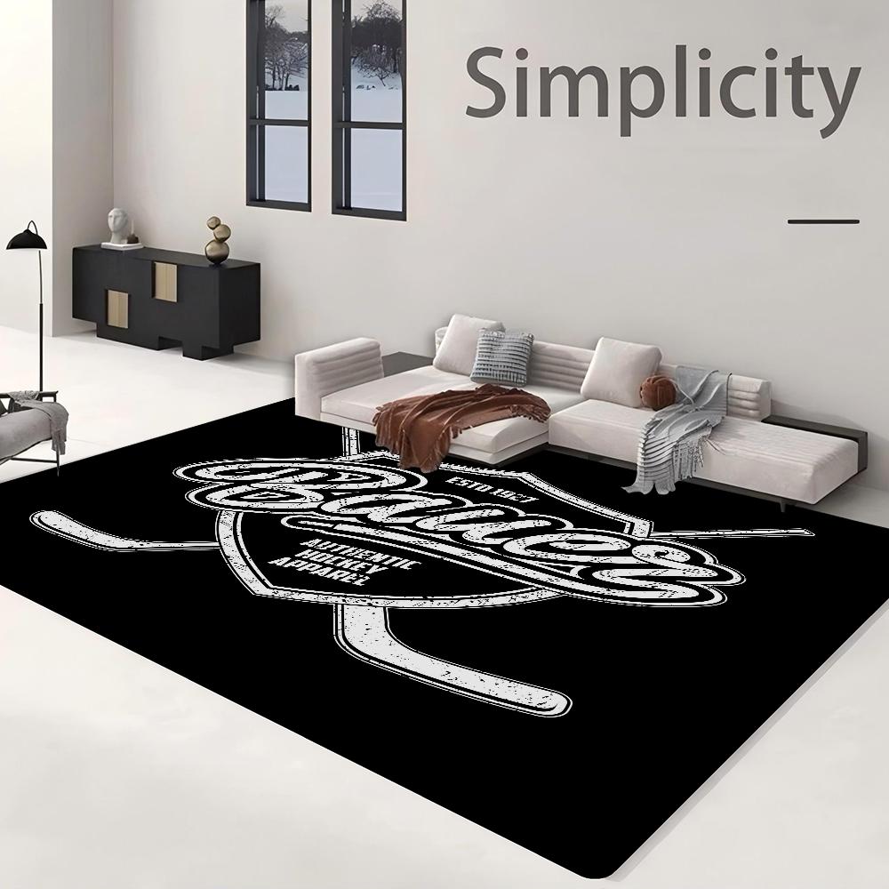 B-Bauer Hockey Bodenmatte Rechteck Rutschfest Zuhause Weich Badematte Haustür Innen Außen Matte Willkommen Fußmatte