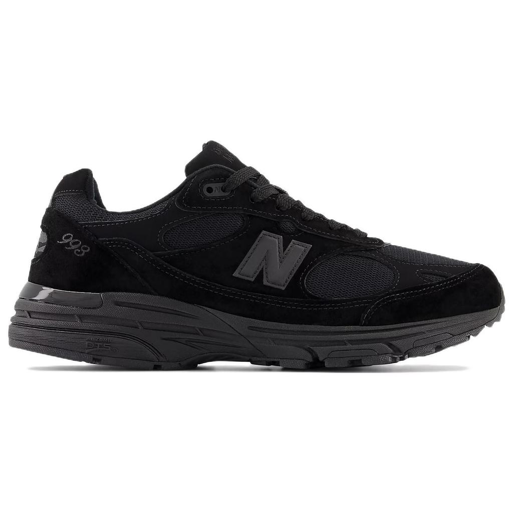 New Balance 993 Pagaminta JAV Visiškai juodi vyriški sportbačiai Pagrindinė juoda MR993TB
