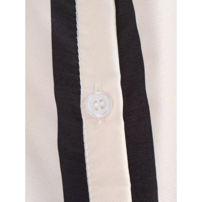 Kaslead New Arrival Women's Clothing Fashion Style Fashion Positioning Satin Print Shirt Casual Pants Suit