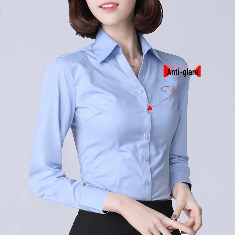 

Женская блузка Trolman с V-образным вырезом, приталенная L