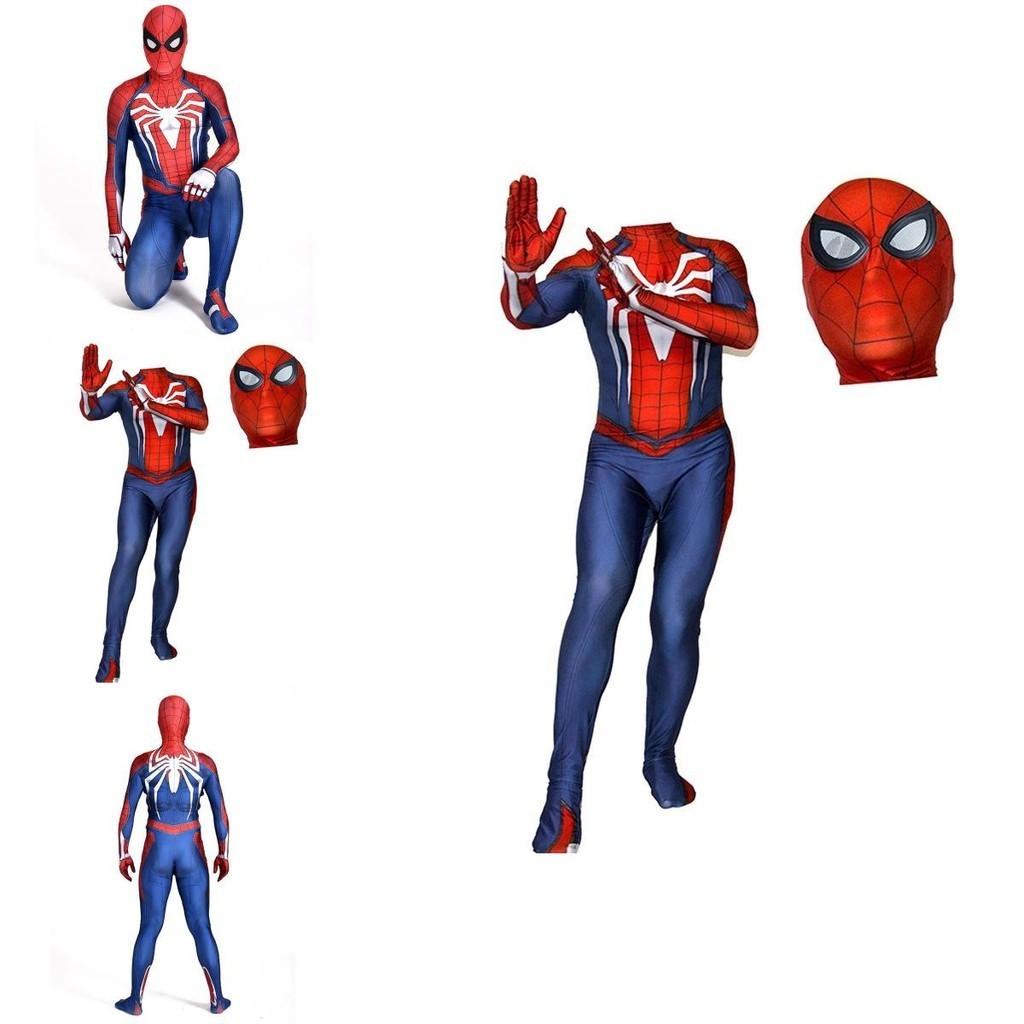 Ps4 Insomniac Spider-man Cosplay Costume 3d Print Adult Kids Spidey Zentai Suit With Exquisite Workmanship And Breathable Lycra Material