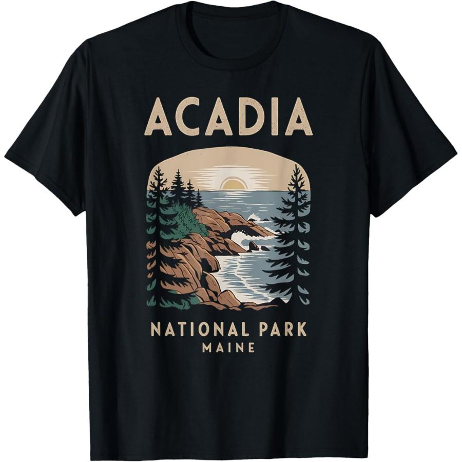 Acadia National Park Maine Scenic View T-Shirt S
