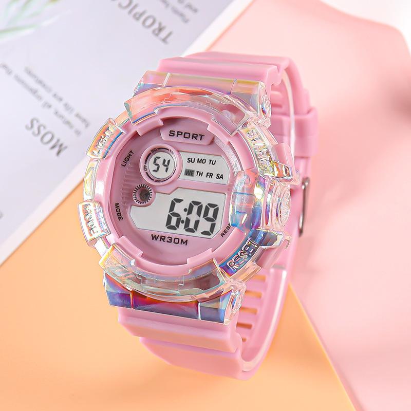 Fashion Kids Watches LED Digital Watch for Kids Boys and Girls Sports Clock Alarm Luminous Students Electronic Wristwatch Gifts