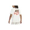 Nike Letter Print Crew Neck Straight T-Shirt Men Tops White DO6368-133
