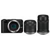 Canon EOS R50V Digital SLR Camera with Double Zoom Kit (RF-S14-30PZ/RF-S55-210)/Black