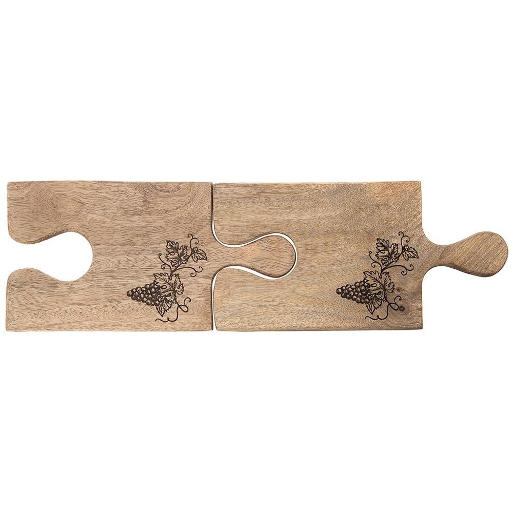 Küchenbrett zum Servieren von Snacks Vorspeisen Wurst Käse 29,5x15cm