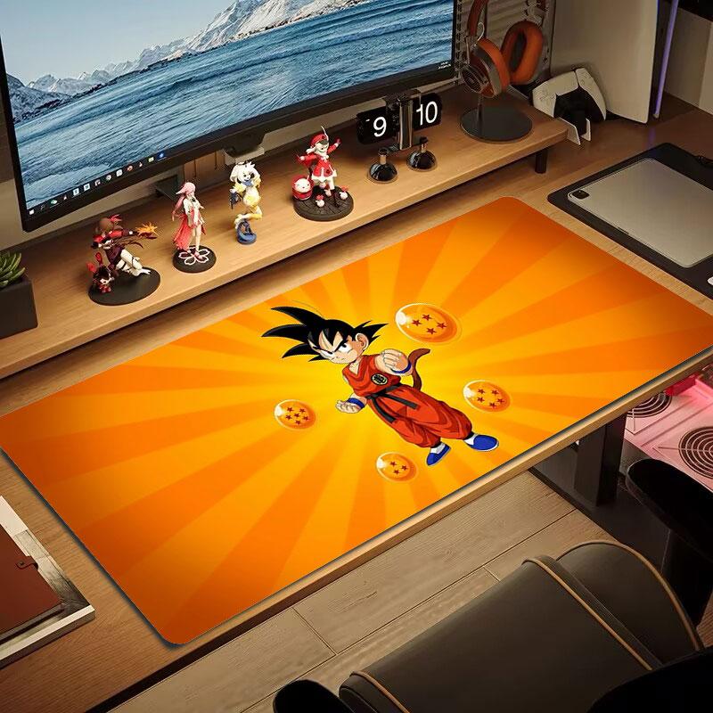 Dragon Ball Adventure Large Size Mouse Pad Large Gaming Table Cushion Nonslip Laptop Tablet Big Mousepad Xxl Mat Mini Pc Playmat With Lock Edge