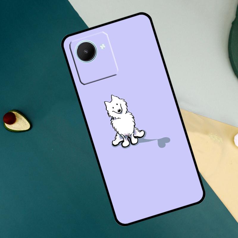 Cartoon Samoyed Dog For Realme 15 14 10 11 12 13 Pro Plus C65 C67 C71 C63 C61 C55 C51 C53 C75 GT6 GT7 Pro Case