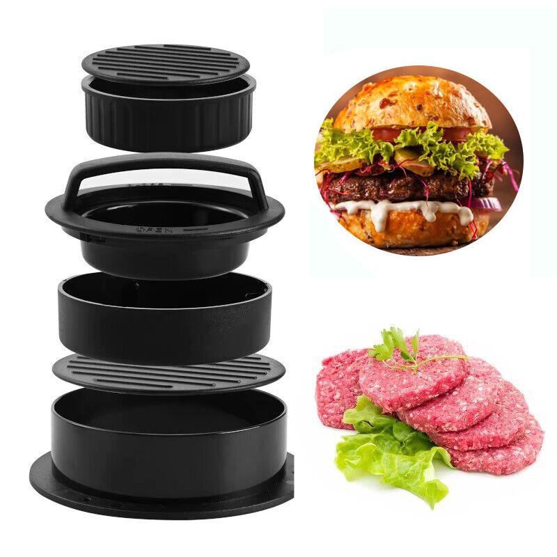 Press Burger 3 In 1 Beef Maker Hamburger Patty Cooking Molds Burger Stuffed