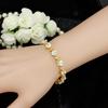 Source Zircon Hand Jewelry Women'S Electroplated Real Gold Heart Bracelet