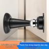 Punch-Free Magnetic Door Stopper with Anti-Collision Silicone Bumper for Bathroom and Bedroom