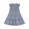 Girls' Sleeveless Plaid Cotton Dress