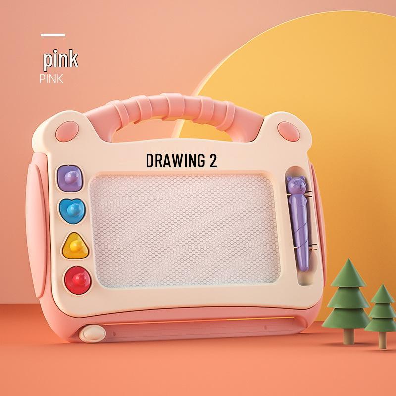 

Portable Magnetic Drawing Board with Easel Legs for Kids: Doodle and Writing Toy for Boys and Girls