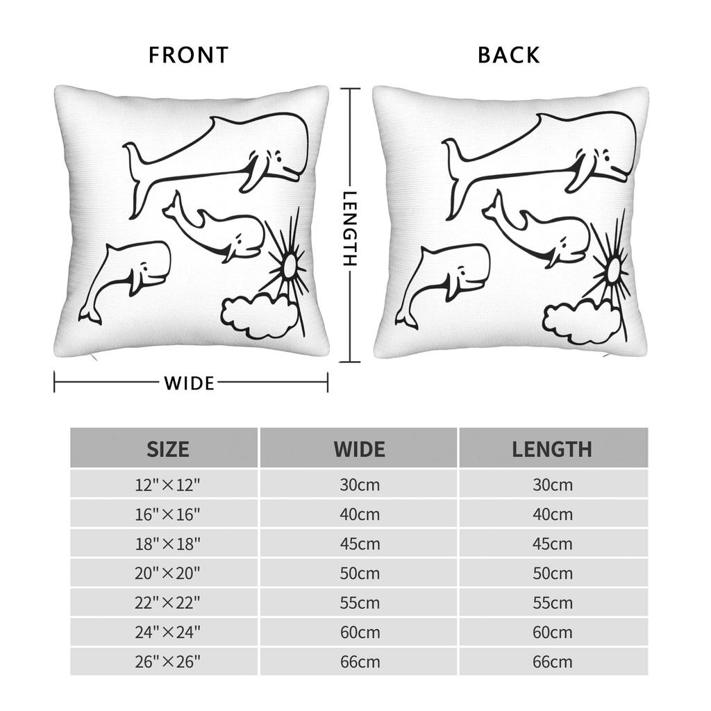 Rock Extremoduro Band Whales and Sun Pillow Cover  Square Cushion Cover Fashion Pillow Case For Sofa Bedroom Home Decor
