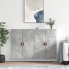 VidaXL Wall Cabinets 2 Pcs Concrete Grey 69.5x34x90 Cm 3195599
