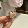 2pcs Mini Flower Hair Clip Headdress Tulip Hair Clip Female Headwear Small Hair Catch Bangs Top Clip Hairpin Shark Clip Claw