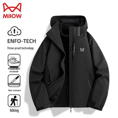 Mao Ren Men's 3-in-1 Outdoor Hooded Jacket