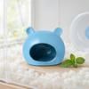 Keramik Hamsterhaus, Sommer Bärenförmiger Hamster Versteck Höhle, Kleintier Lebensraum Bett Dekoration für Rennmäuse, Mäuse, Meerschweinchen, Zwerghamster