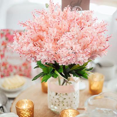 Delicate Simulation Bouquet Decorative UV-resistant Fake Hyacinth Blossom Bunch Photography Props