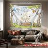 2D Classic Pooh Bear Bee Photography Background Cloth for Gender Reveal