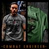 Combat Engineer T-shirt Army Military Sapper Essayons 12 Bravo We Clear the Way