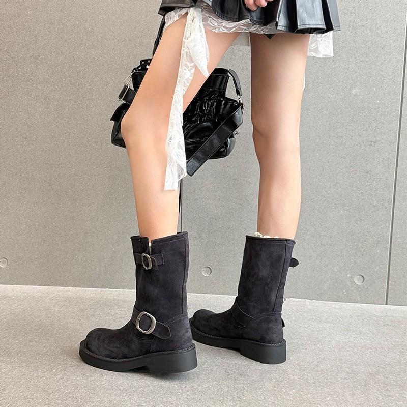 

Виноградная мать осень и зима новые ретро металлическая пряжка круглый носок полированные ботинки Мартина пряжка для ремня локомотив стопка короткие ботинки женские 40