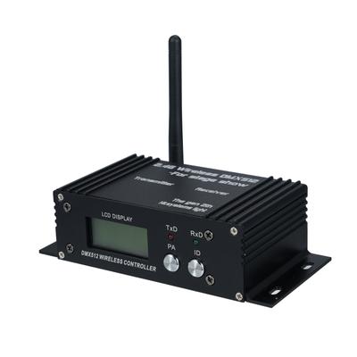 DMX 512 2.4G Kablosuz Kontrolcü Verici Alıcı LCD Ekran Güç Ayarlanabilir Tekrarlayıcı