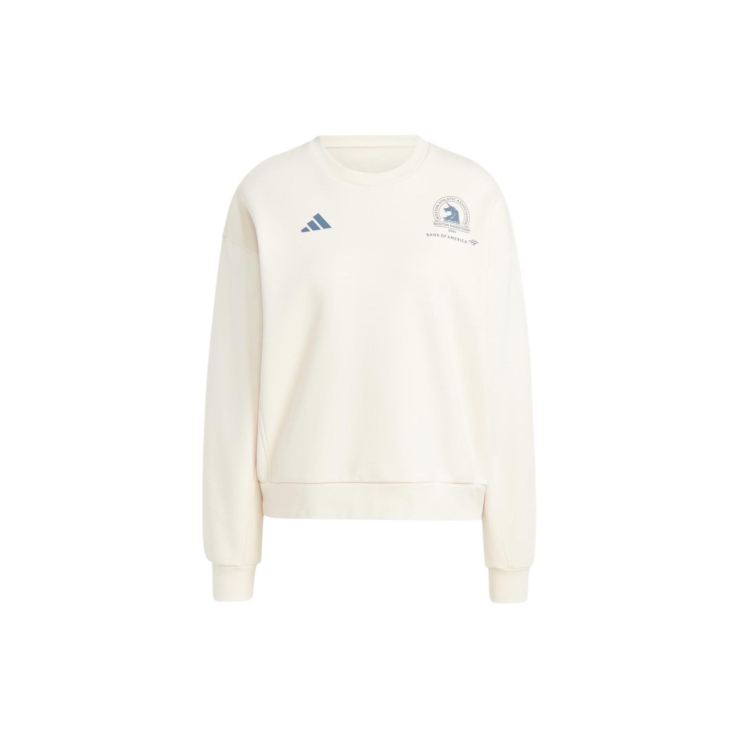 

Adidas Флисовая толстовка Boston Marathon® 2024 Женская толстовка Белая IS9569 S