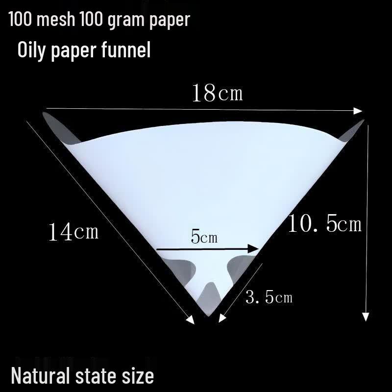 Disposable Automotive Paint Filter Funnel 100 mesh / 246 pcs