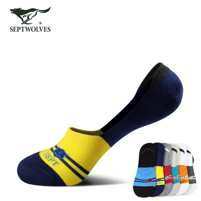 Seven Wolves Men s Invisible Boat Socks EU 39