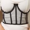 Women Waistband Corset Belt Under Bust Waist Cincher Mesh Party Clubwear Elegant