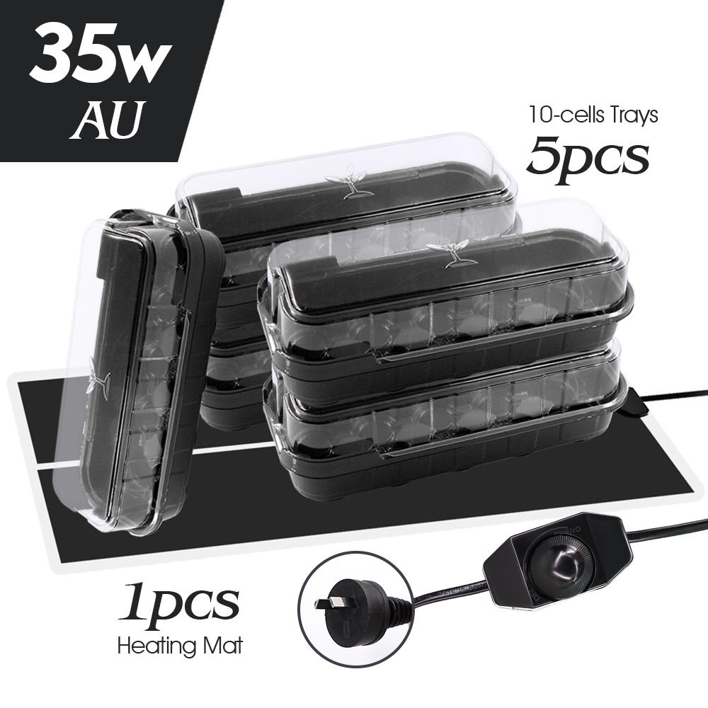 14/35W Plăcuță de Încălzire Plante Încălzitor Covoraș Termic Tăvi Răsaduri Pepinieră Cutie Germinare Seră Ștecher US/EU/UK/AU Control Temperatură