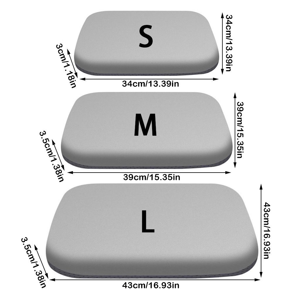 Memory Foam Office Chair Pad Breathable Car Seat Pad  for Long Sitting Lumbar Support Pain Relief
