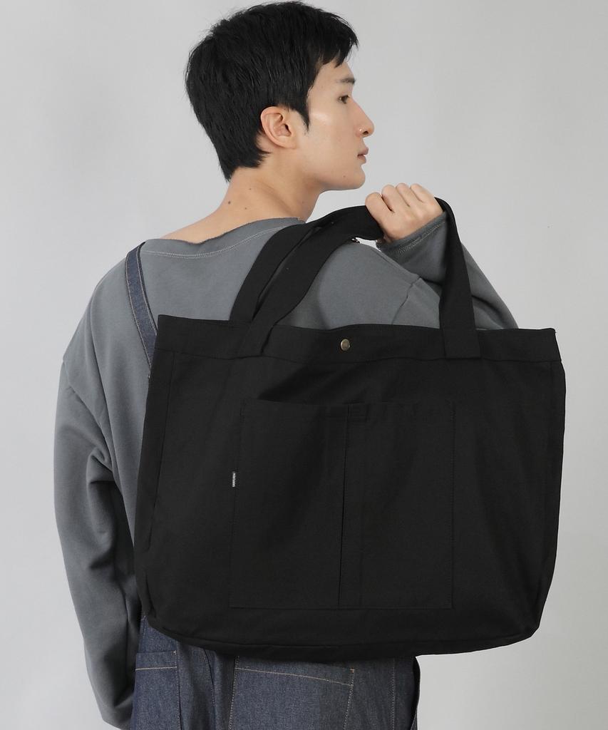 Saintcrew Round Volume Cargo Pocket Eco Bag Rvc-145 Black