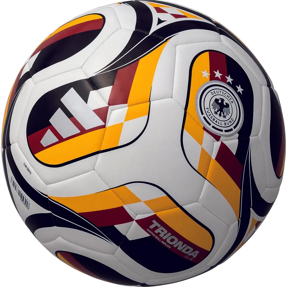 Adidas Trionda Soccer German Licensed Size ADF427DE Ball, Club, 4, белый
