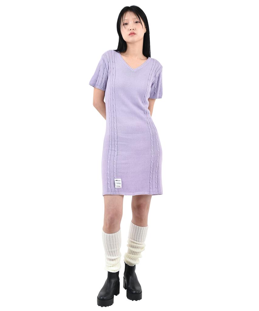 KATHARSIS Mini Cable Knit Dress Pp_One Size