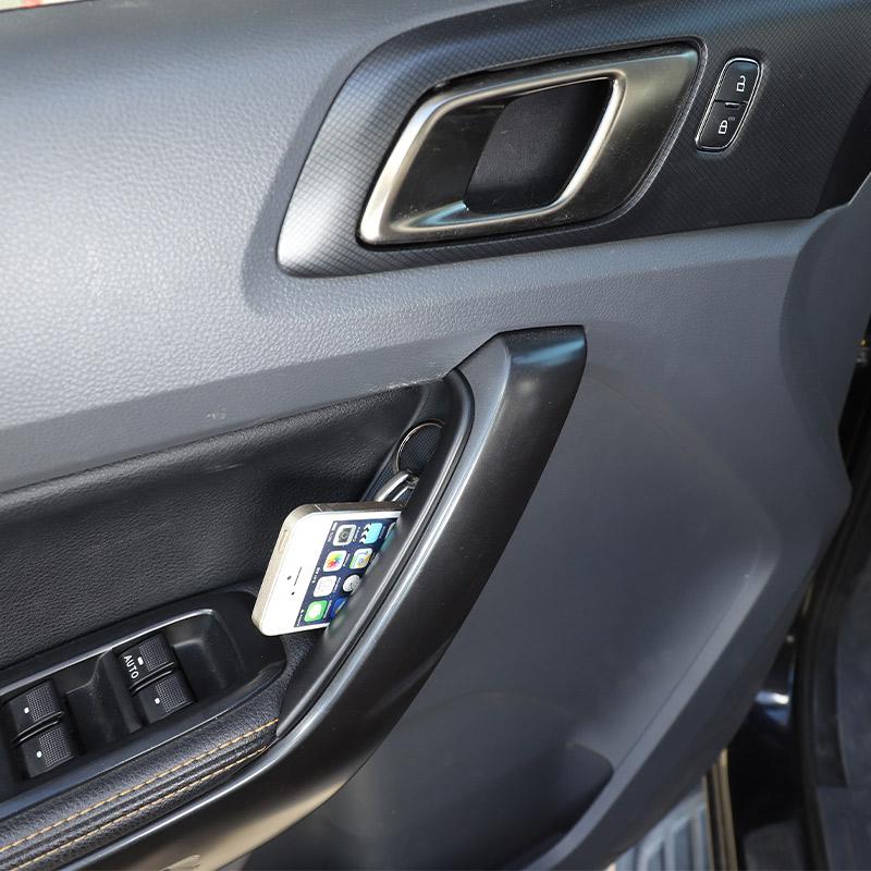 Pour Ford Ranger T7 T8 2015-21 ABS noir voiture tableau de bord Position de conduite fusible boîte de rangement caché boîte de rangement garniture voiture accessoires