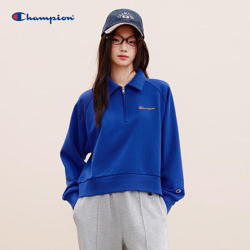 Champion Women s Raglan Half-Zip Polo Sweatshirt XL 4200₽
