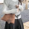 MATTIERE MT_22965 Womens Suede Shoulder Crossbody Bag