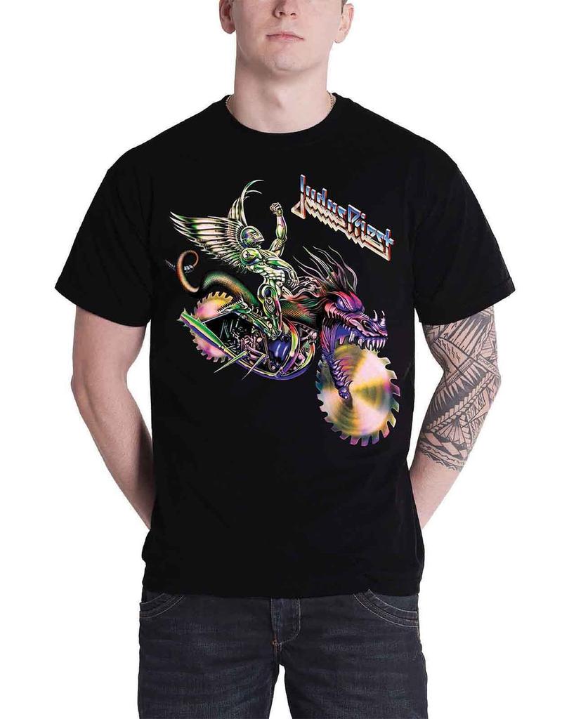 Judas Priest T Shirt Painkiller Solo Band Logo Official Mens New Black Size M