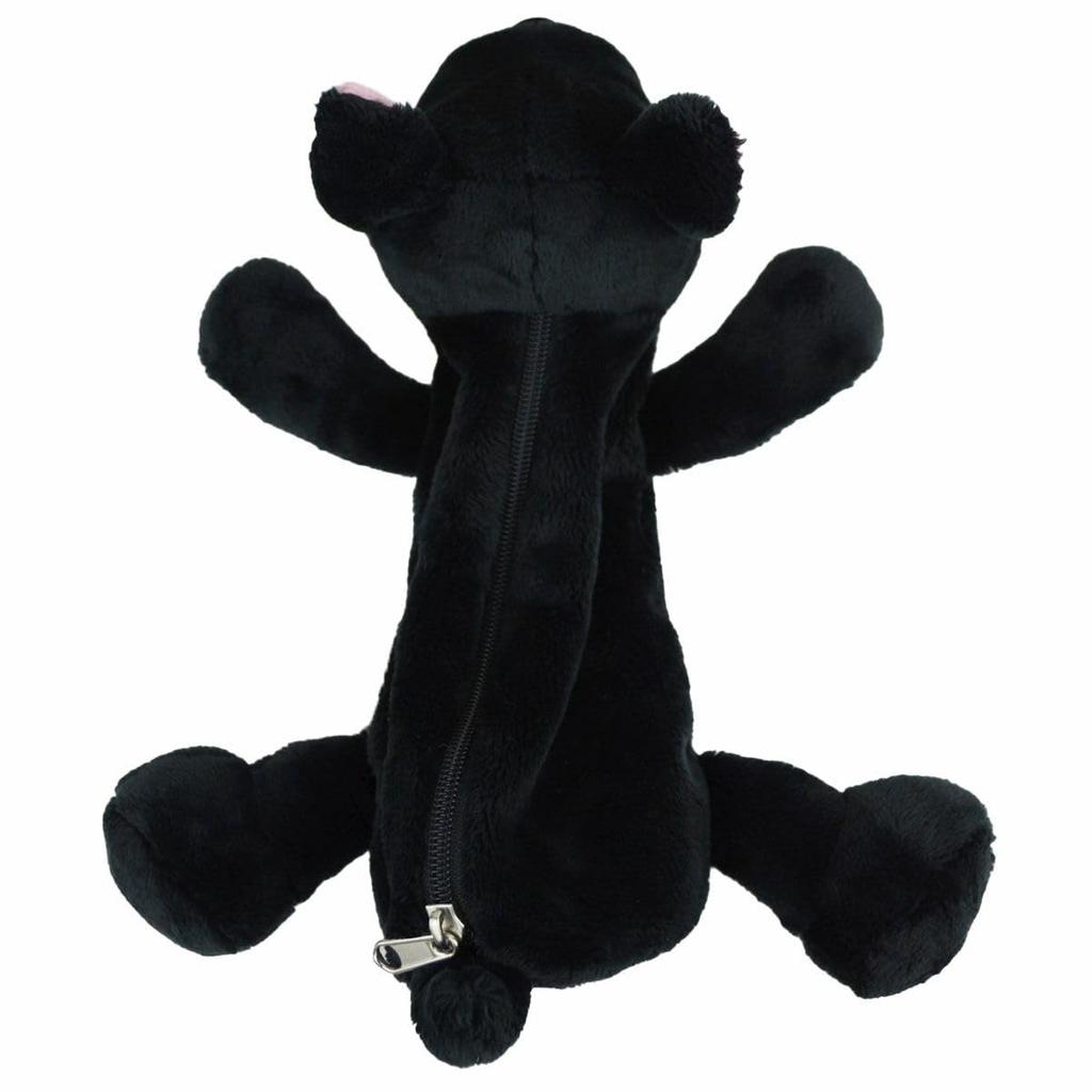 NICI French Bulldog Figure Pouch, Pencil Case, Pencil Case, Bulldog Dog Pouch, Plush Animal, Animal, Small Item Organizer, Stationery, Washable