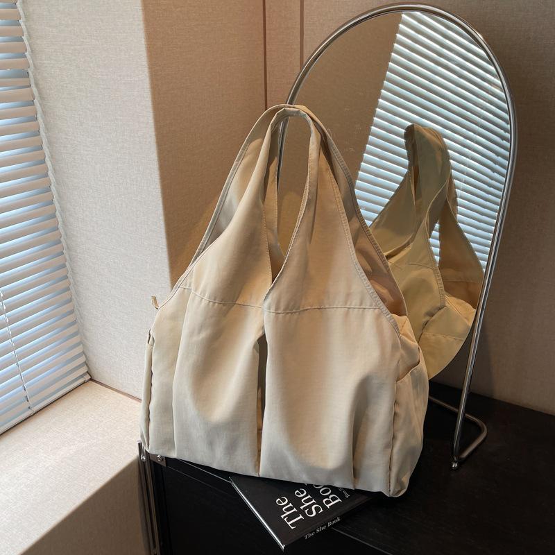 Lazy and relaxed work commuter bag large capacity casual tote bag niche underarm shoulder cloth bag